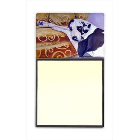 Carolines Treasures Carolines Treasures 7162SN Harlequin Natural Great Dane Refiillable Sticky Note Holder or Postit Note Dispenser; 3 x 3 In. 7162SN